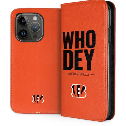 NFL Cincinnati Bengals Team Motto iPhone 15 Pro Folio Case